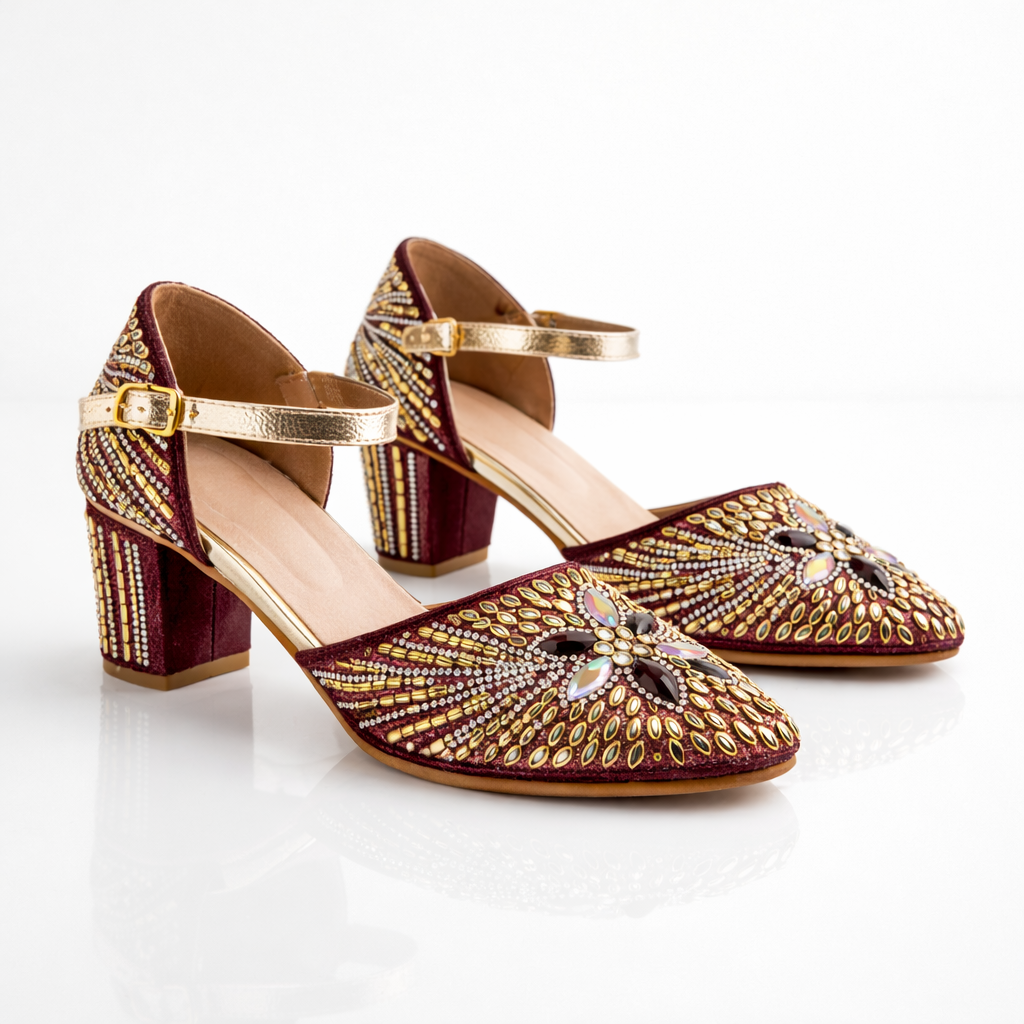 Desi Step statement heels